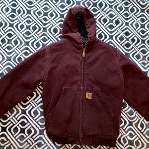 Youth/ women’s carhartt hooded jacket